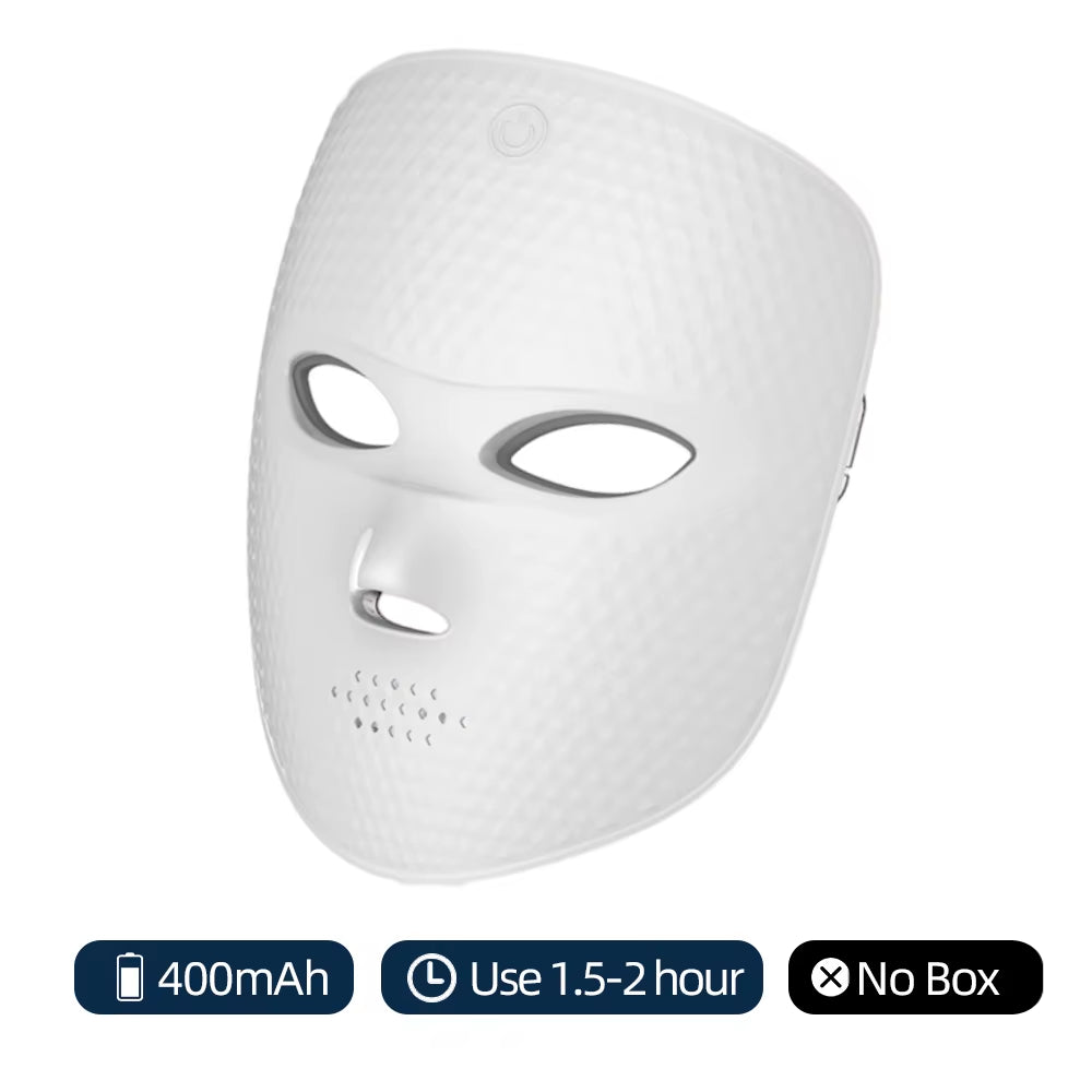 Wireless LED Mask 7 Color LED Face Mask Photon Skin Firming anti Aging Rejuvenation Beauty Mask Machine